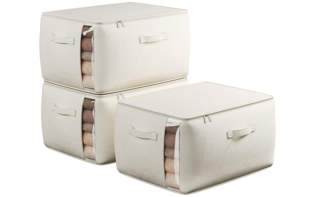 Large Canvas Comforter Storage Bags for Clothes Sweater