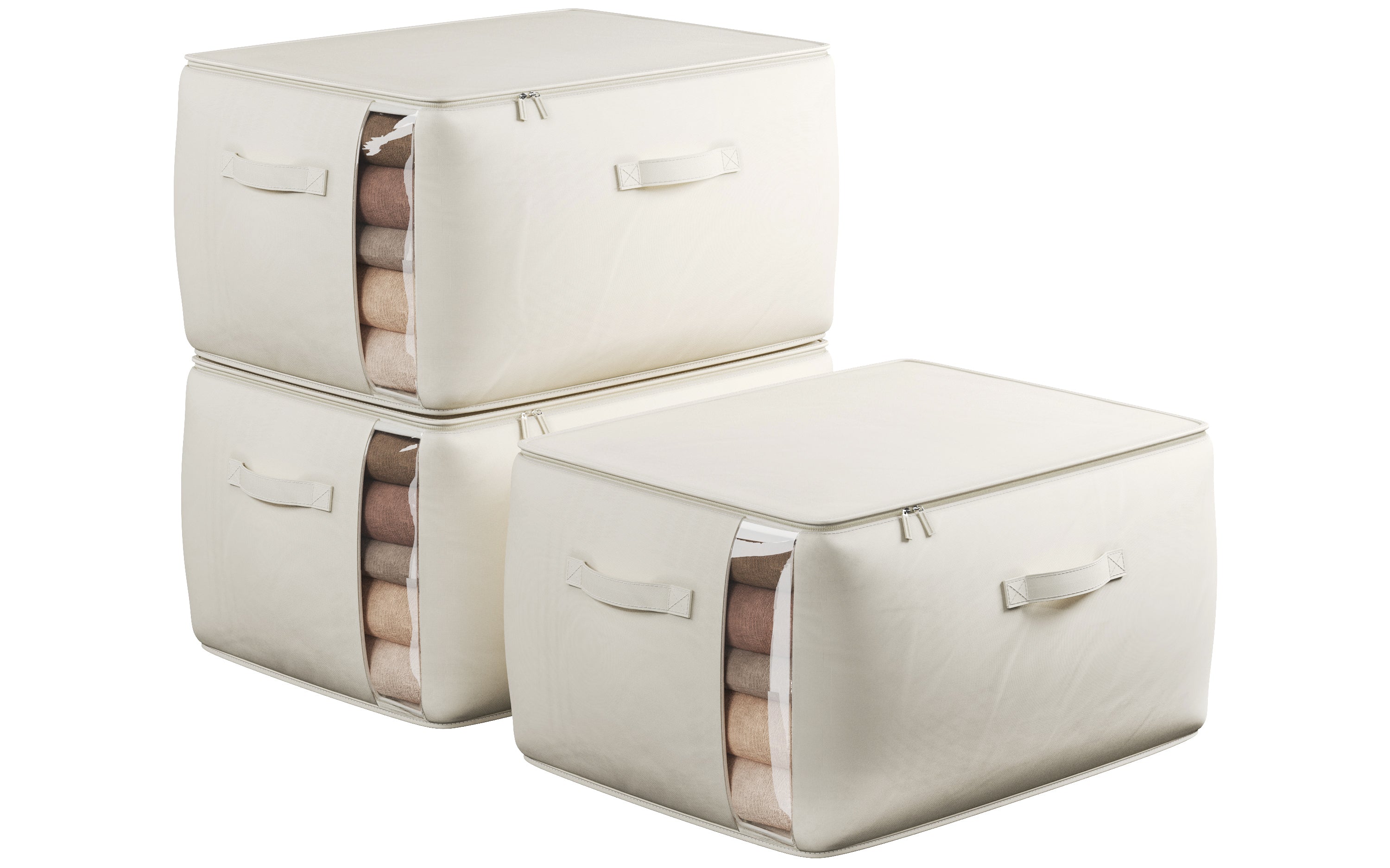 Large Canvas Comforter Storage Bags for Clothes Sweater