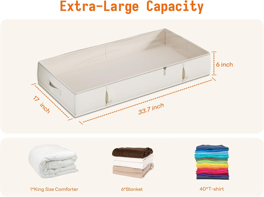 Vailando 718 Under-Bed Storage Containers