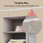 6-Shelf Hanging Closet Organizer