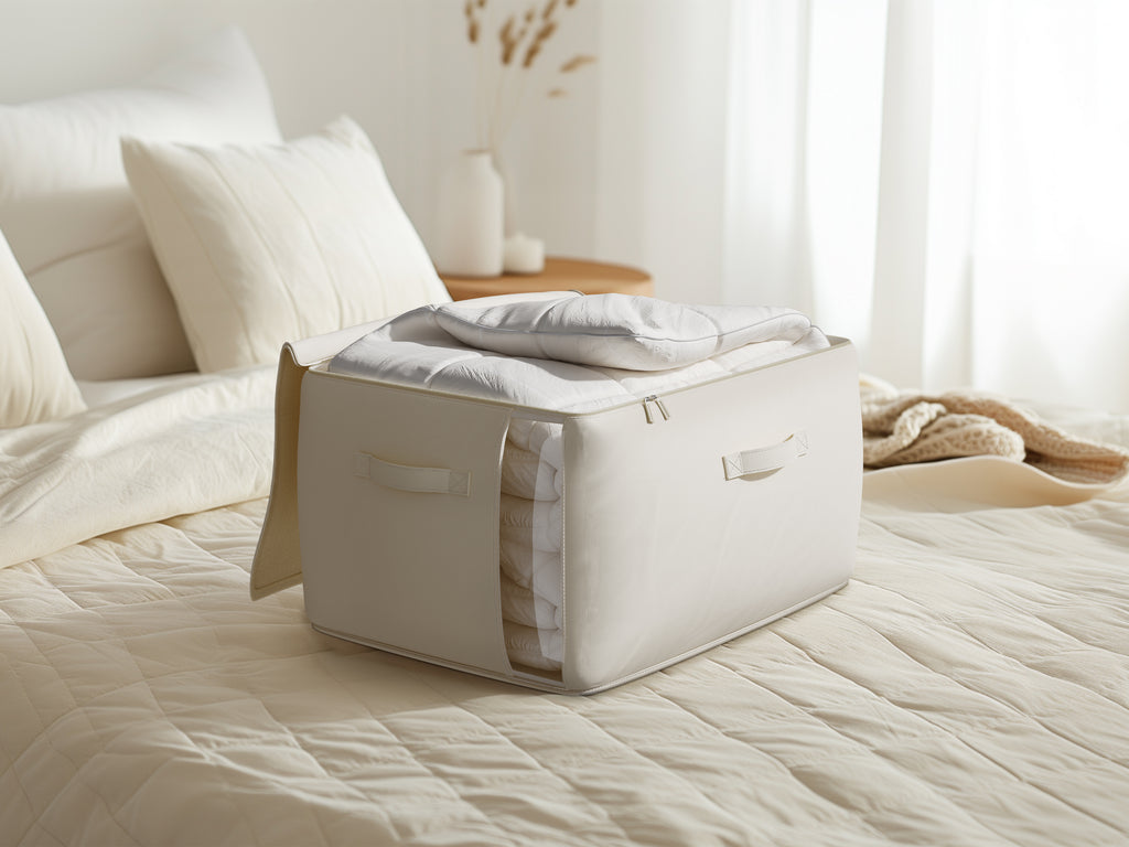 Large Canvas Comforter Storage Bags for Clothes Sweater