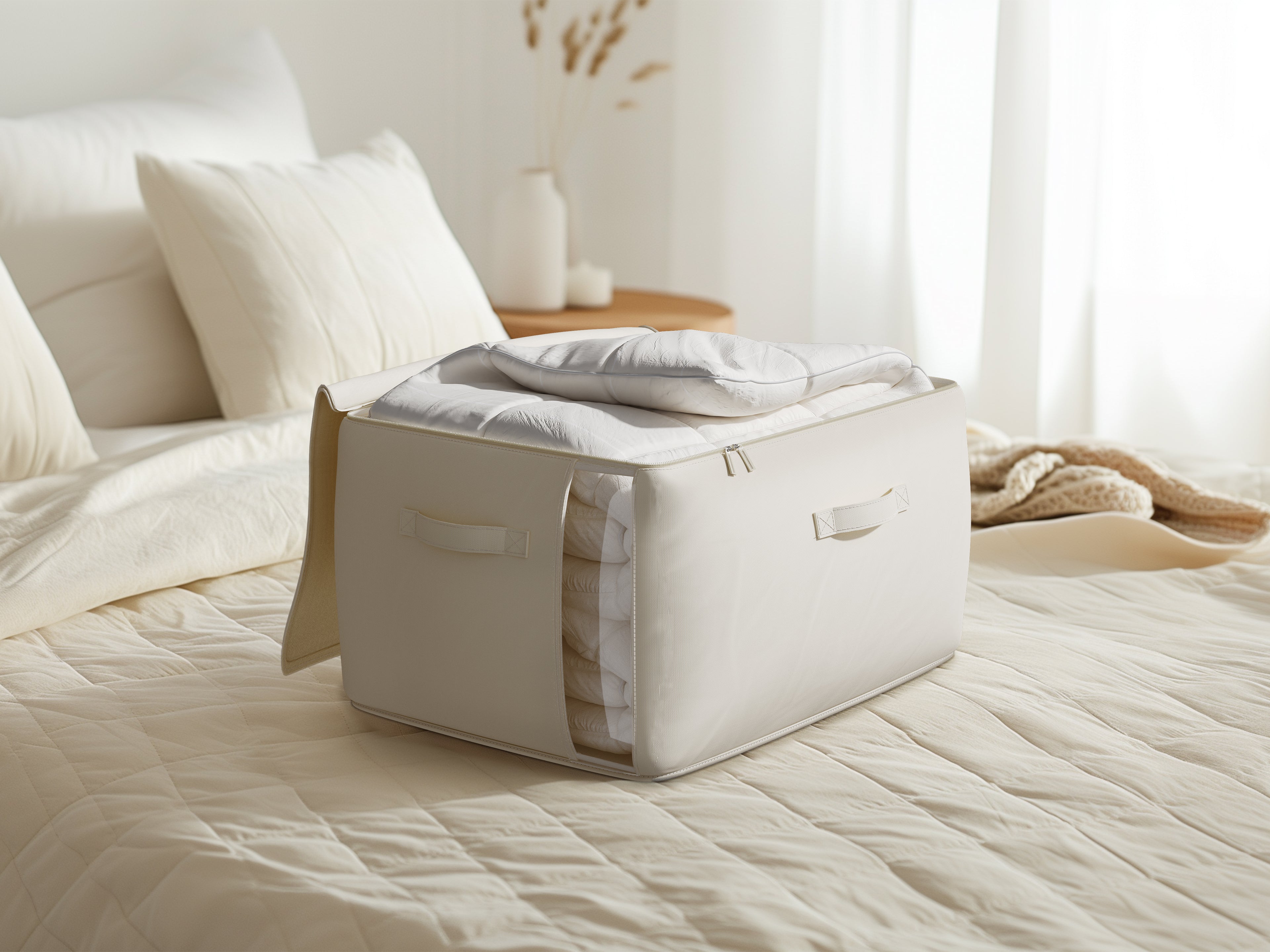 Large Canvas Comforter Storage Bags for Clothes Sweater