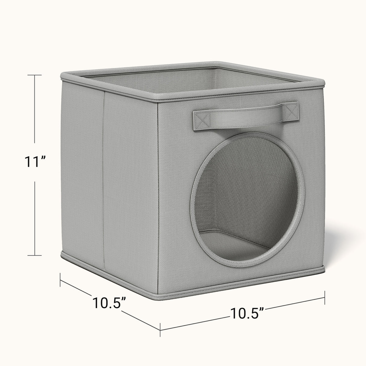 Dimensions of the 11 inch linen storage cube
